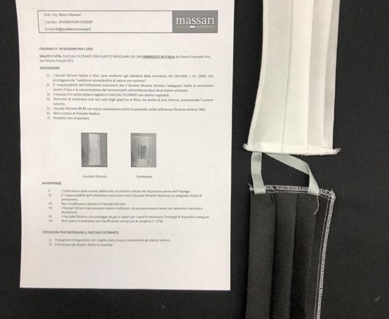 MASCHERINA CHIRURGICA LAVABILE CERTIFICATA MASCHERINA CHIRURGICA LAVABILE CERTIFICATA